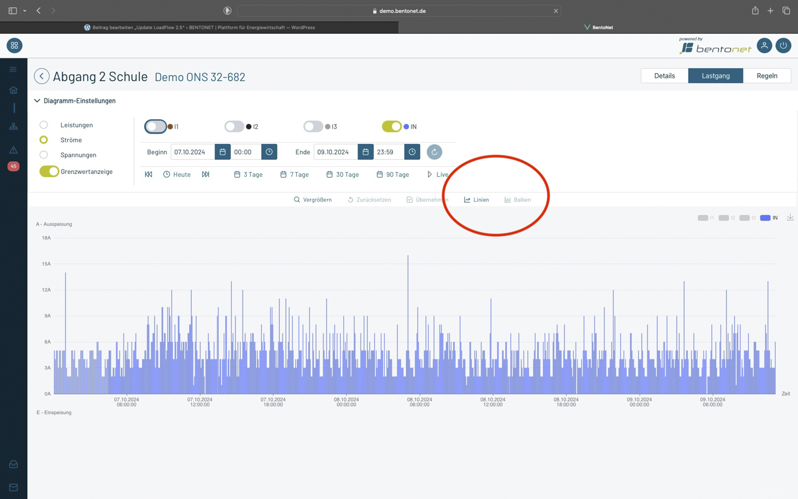 LoadFlow 2.5 Balken